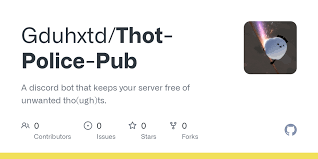 GitHub - Gduhxtd/Thot-Police-Pub: A discord bot that keeps your server free  of unwanted tho(ugh)ts.