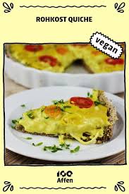 Rohkost Quiche Veganes Rezept Auf 100affen De Rezept Rezepte Rohkost Rohkost Rezepte