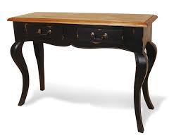Black Console Table Vintage French Furniture Shabby Chic End Tables Wood Drawers Shabby Chic Console Table Vintage French Furniture French Painted Furniture
