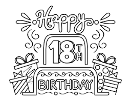 Color pictures of piñatas, birthday cakes, balloons, presents and more! Free Printable Birthday Coloring Pages