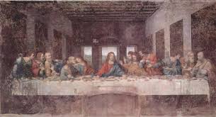 Sopra l'ultima cena si trovano tre lunette, in larga parte autografe, contenenti stemmi degli sforza, racchiusi in ghirlande di frutta, fiori e foglie, e iscrizioni su. The Last Supper 1495 Leonardo Da Vinci Wikiart Org