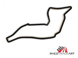 Autodromo internazionale enzo e dino ferrari (imola) formula 1 race track map poster print. Imola Circuit With Picture Racetracks Contour Wooden Print On Canvas