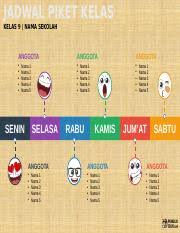2008/ 2009 smp negeri 2 rengel jl. Contoh Jadwal Piket Kelas Pptx Jadwal Piket Kelas Kelas 9 Nama Sekolah Anggota Anggota Anggota U2022 U2022 U2022 U2022 U2022 U2022 U2022 U2022 U2022 U2022 U2022 U2022 U2022 Course Hero