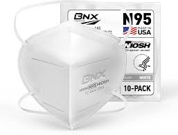 Die unterschiede und normen bei atemschutzmasken wie ffp2, ffp3, kn95, n95, p2 und ds aufgeschlüsselt mit einem überblick über die anforderungen an die . Accumed Bnx N95 Mask Niosh Certified Made In Usa Particulate Respirator Protective Face Mask 10 Pack Approval Number Tc 84a 9315 Model H95w White Amazon Com Tools Home Improvement