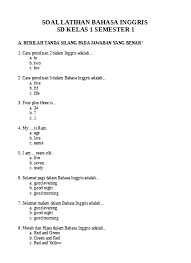 Soal latihan menulis anak tk guru. Latihan Soal Bahasa Indonesia Untuk Sd Kelas 1 Belajar Membaca Menulis Latihan B Indo Sd 1
