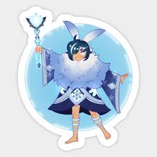 Kaeya Abyss Mage - Genshin Impact - Sticker | TeePublic