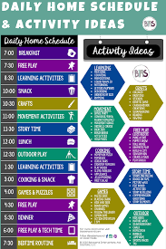 Daily Home Schedule Activity Idea Freebie Schedules Routines In 2020 Kids Schedule Preschool Schedule School Schedule