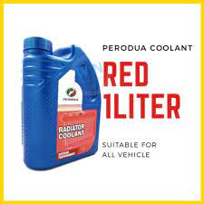 Sesuai ditukar coolant setiap 60,000km perjalanan. Original Perodua Radiator Coolant Red 1 Liter Myvi Alza Axia Bezza Kancil Kenari Kelisa Shopee Malaysia