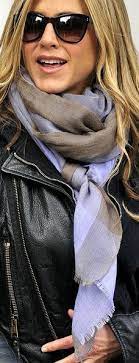 Jennifer Aniston Patterned Scarf Jennifer Aniston Style Jennifer Anniston Style Fashion