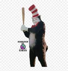 Cat In The Hat Bat Png Cat With A Bat Meme Costume Hat Fictional Character Cat In The Hat Png Free Transparent Png Images Pngaaa Com