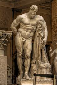 While greek statuary was created to represent idealized human forms of athletes and gods, ancient roman sculpture represented real, ordinary people with their natural beauty and imperfections. Ancient Roman Sculpture Farnese Hercules 216 Ad Hercules Has His Modern Fans And Many Men Aspire To This He Roman Sculpture Ancient Art Figurative Sculpture