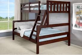 Twin Over Full Austin Bunkbed In Dark Cappuccino Donco 1566 Tfcp Bunk Beds Solid Wood Bunk Beds Bunk Beds With Storage