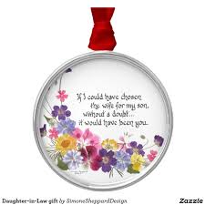 Check spelling or type a new query. Daughter In Law Gift Metal Ornament Zazzle Com Daughter In Law Gifts Daughter Christmas Ornaments Design