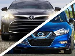 Compare the 2021 lexus es 350 and the 2021 toyota avalon. 2016 Toyota Avalon Vs 2016 Nissan Maxima Which Is Best Autobytel Com