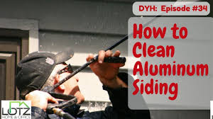 how to clean aluminum siding pressure