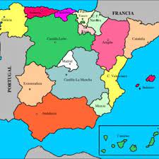 En la actualidad, españa cuenta con 17 comunidades autónomas con sus respectivas capitales, además de dos ciudades que también tienen autonomía, las cuales se citan a continuación por orden. Las Comunidades Autonomas De Espana Download Scientific Diagram