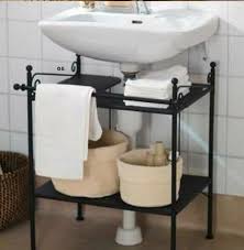Creative Under Sink Storage Ideas Hative Sink Shelf Sink Storage Small Bathroom Storage