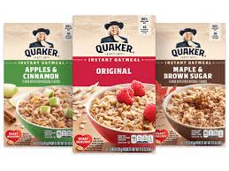 These oats will surely lower cholesterol and are essential for any diet. Instant Oatmeal Quaker Oats