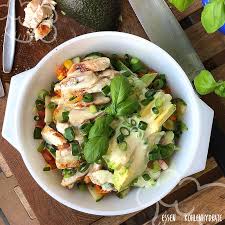 Hahnchen Avocado Bowl Essen Ohne Kohlenhydrate Rezept Essen Ohne Kohlenhydrate Kochen Ohne Kohlenhydrate Ohne Kohlenhydrate