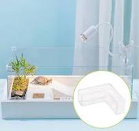 UFURMATE Glass Connector, 12Pcs Plastic 90 Degree Glass ...