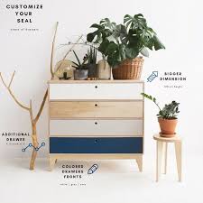 Seal Plywood Bureau Chest Of Drawers Etsy European Home Decor Ikea Chest Of Drawers Furniture Design