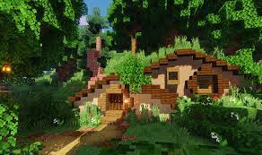 Small one or two story house. Small Houses In The Forest Minecraft