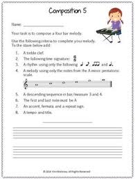Composition Five Music Composition Tasks Set 2 Music Lessons For Kids Music Composition Teaching Music