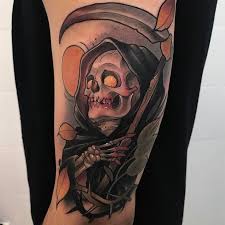 A grim reaper tattoo can also signify the death of a loved one. 60 Latest Grim Reaper Tattoos With Meanings