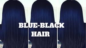 Experts recommend that to dye black hair blue, you must first lighten it to a blonder hue. Dying My Hair Black With Blue Undertones No Bleach Ft Julia Hair Youtube