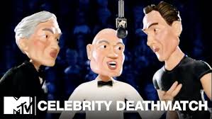 These celebrities left their real names behind long ago. Chris Rock Vs Dwayne The Rock Johnson Official Clip Celebrity Deathmatch Tbtmtv Youtube