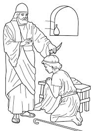 Samuel Anoints Saul Coloring Page Sunday School Coloring Pages Bible Coloring Pages Bible Crafts
