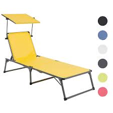 Amazon De Ultranatura Aluminium Sonnenliege Nizza Mit Dach Platzsparende Gartenliege Ideal Fur Garten Und Camping Faltba Sonnenliege Gartenliege Relaxliege