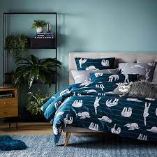 Sidney Sloth Navy Quilt Cover Set Quilt Cover Sets Quilt Cover Home Republic