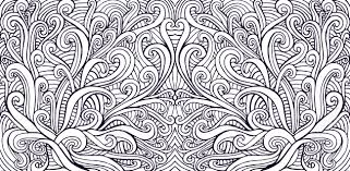 Colors print flower abstract coloring pages. Waves Creative Decorative Abstract Background Psychedelic Coloring Page For Adults Vector Surreal Monochrome Illustration Royalty Free Cliparts Vectors And Stock Illustration Image 122797167