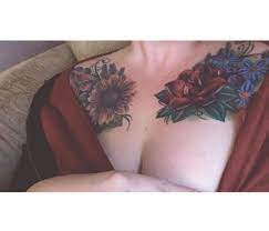Floral Chest Tattoo Cover Up Tattoos For Women Chest Tattoos For Women Best Tattoos For Women