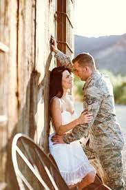 This Is So Beautiful Military Engagement Photos Military Wedding Military Bride