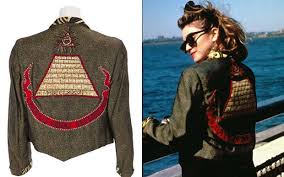 Harley Quinn Birds Of Prey Confetti Jacket Madonna Clothes Fetch High Prices At Rock Auction Madonna Clothes Statement Jacket