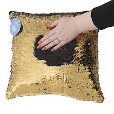 Vogue fabrics online fabric store provides a wide variety of fashion fabrics by the yard, wholesale fabrics by the bolt, special event fabrics, bridal lace, sewing notions, sewing patterns, corset supplies, interfacing, lining fabrics by the yard. Lincraft Reversible Sequin Cushion Gold Black