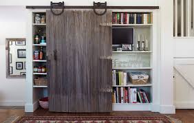 pantry with sliding barn door houzz