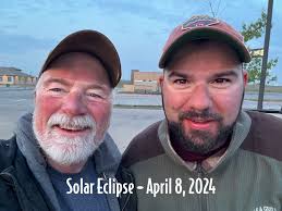 Eclipse goers heading to work today! Hi Y'all!