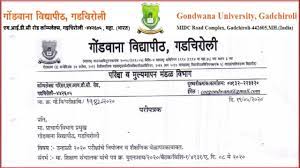 Gondwana University Gadchiroli Exam Circular Exam Date Marks Criteria University Exam Exam Academic Calendar