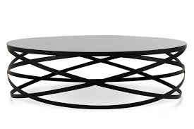 Simply browse an extensive selection of the best glass coffee table and filter by best match or price to find one that suits you! Modrest Wixon Modern Black Round Coffee Table