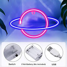 There's a reason people prefer pink for neon signs; Neon Sign Planet Neon Signs For Wall Decor Halloween Decoration Led Signs For Aesthetic Room Decor Usb Battery Powered Planet Pink Neon Lights For Bedroom Wall Gaming Room Teen Room Gifts Pricepulse