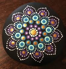 I've come up with some tips that will help us beginners tackle the art of · a mandala heart painted rock is a fun rock painting idea. Easy Dot Painting On Rocks Novocom Top