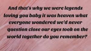 [verse 1 and that's why we were legends. Legends Kelsea Ballerini Lyrics Youtube