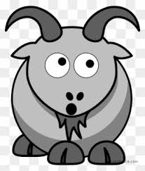 Goat cartoon drawing animation, goat, comics, animals png. Gray Goat Animal Free Black White Clipart Images Clipartblack Cartoon Goat Free Transparent Png Clipart Images Download