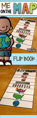 Me On The Map Activities Flip Book Social Studies Maps Map Activities