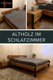 Betten und bettwaren in anderen orten und umgebung. Schlafzimmer Betten Aus Altholz Haus Deko Altholz Schlafzimmer