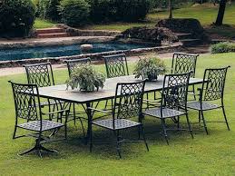 Windham Castings Elysee Casual Metal Cast Aluminum Dining Set By Windham Castings 6783 0 Garden Patio Furniture Aluminum Patio Furniture Patio Furniture Sets