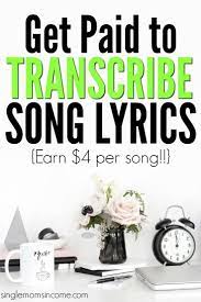 Check spelling or type a new query. If You Like Listening To Music Here S How To Get Paid To Transcribe Song Lyrics Choose Your Favo Earn Money Online Fast Earn Money From Home Earn Money Online